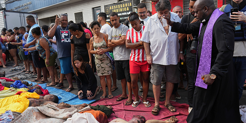Death toll in police raid on drug gang in Rio rises 119, Brazilian police say