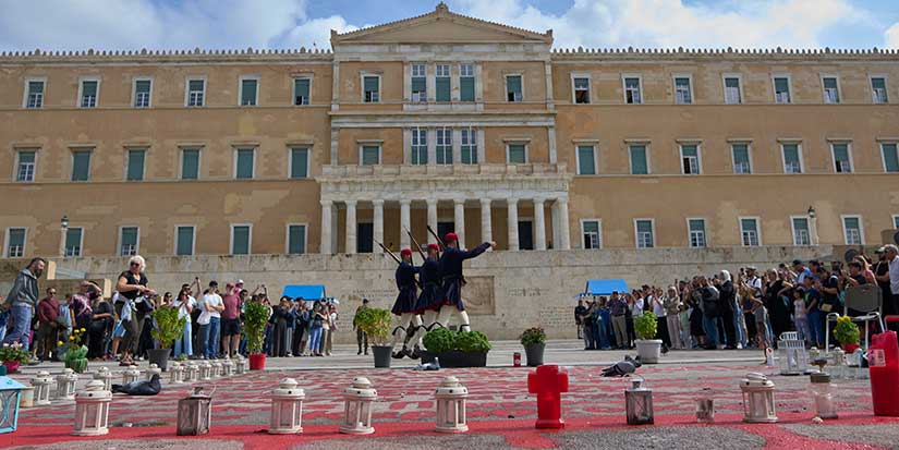 Greek government seeks to ban protests at Tomb of Unknown Soldier monument, sparking backlash