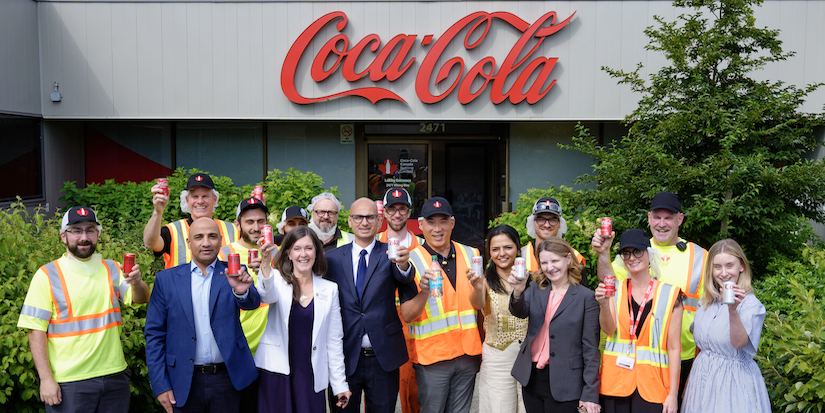 Coke Canada Bottling opens new can line, boosting local manufacturing out of Richmond
