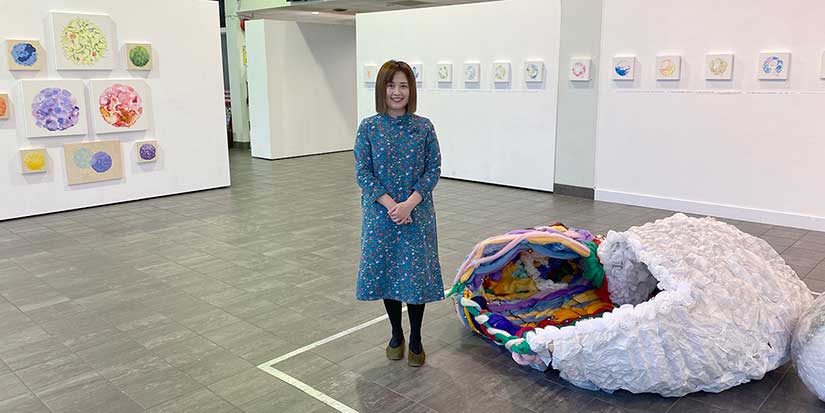 Richmond artist creates colourful coral-inspired pieces