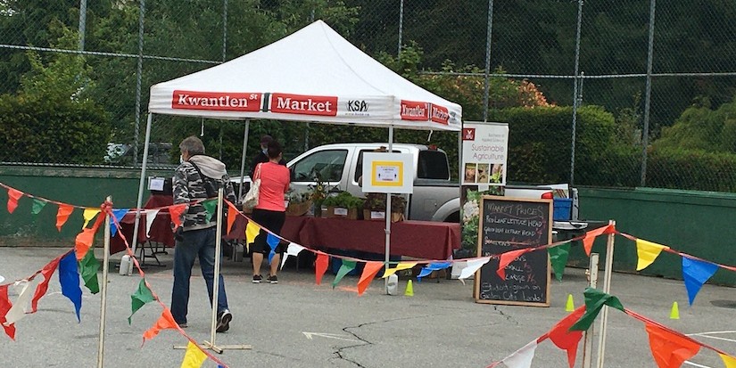 Kwantlen farmers market open for business