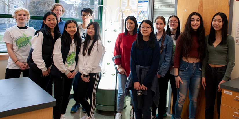 Indoor garden sprouts new opportunities for MacNeill students