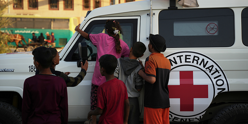 Red Cross says it transferred unidentified remains of 3 people to Israel