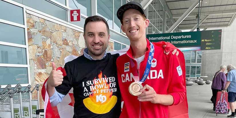 Finishing kick nets Dunfee bronze