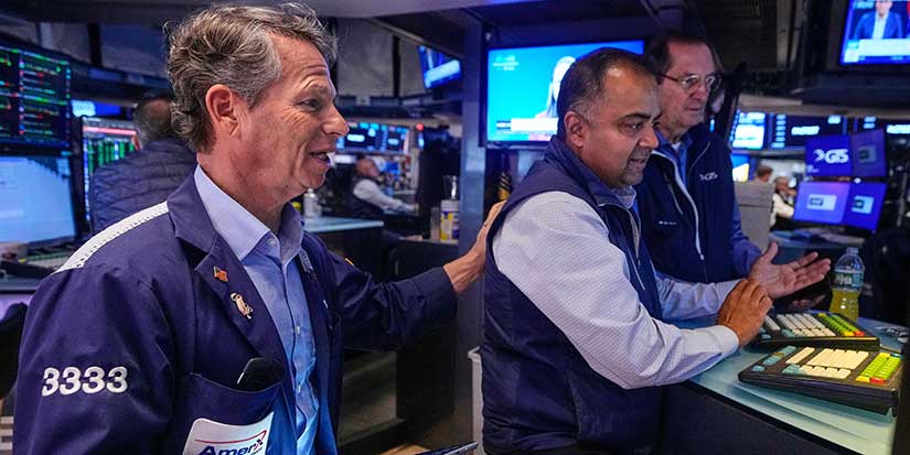 Wall Street rallies and gets near its all-time high