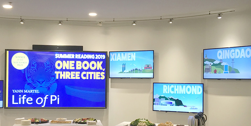 One Book, Three Cities links readers in two nations