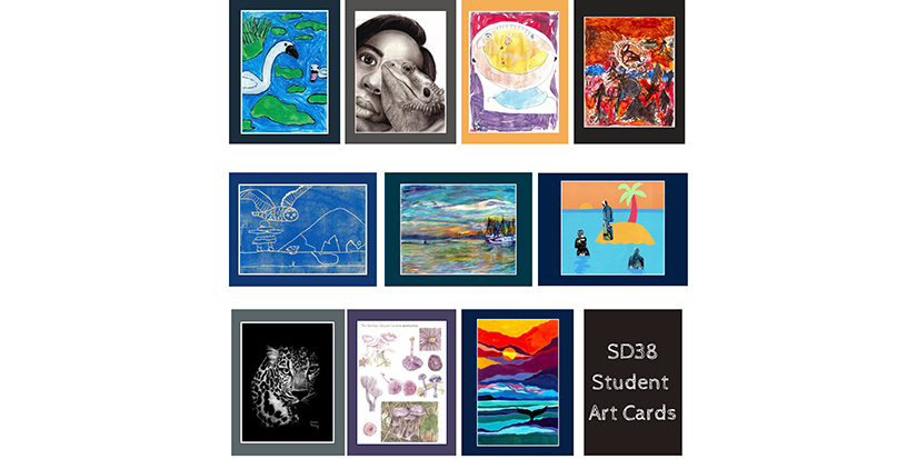 Art cards highlight student talent