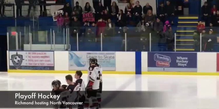 Sockeyes take 2-1 series lead. Richmond up on North Vancouver in first-round hockey playoffs.