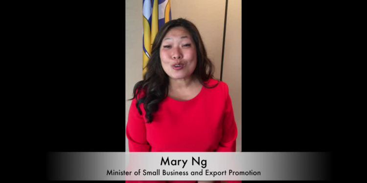 Newly-minted Minister for Small Business and Export Promotion for Canada speaks in Richmond