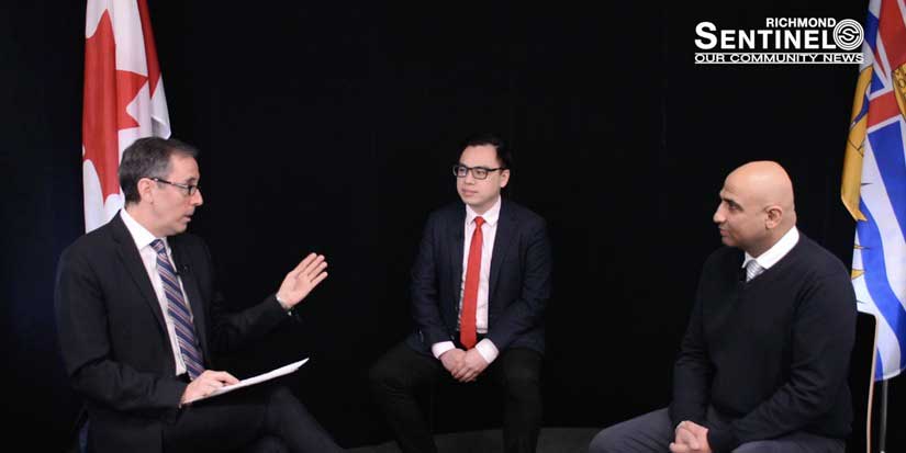 Richmond Sentinel interviews MP Parm Bains and MP Wilson Miao 2022