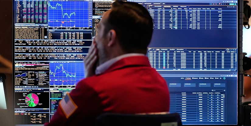 Wall Street rises toward more records, but yields sink on discouraging data about the job market