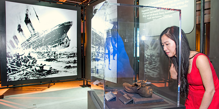 A titanic exhibit at Lipont Place