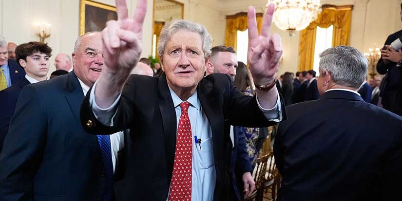 The Latest: Trump hosts GOP senators at White House as shutdown drags on