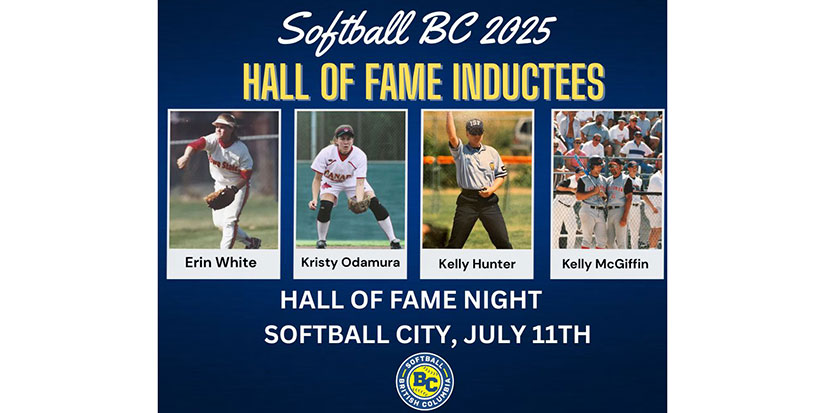 Softball BC announces Hall of Fame Inductees Class of 2025