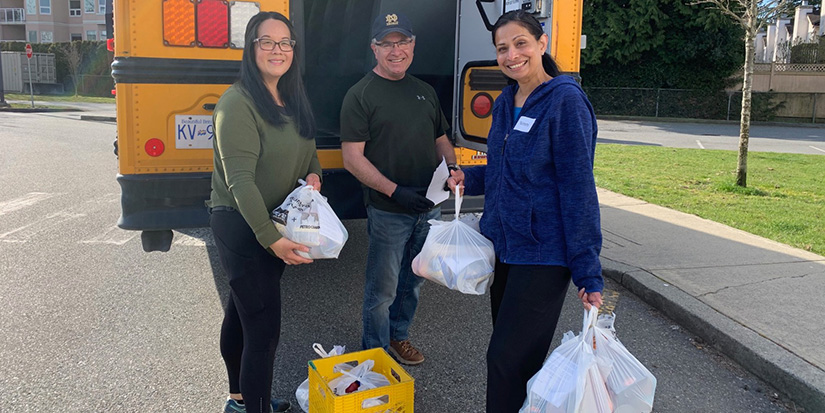 School district providing ongoing food support