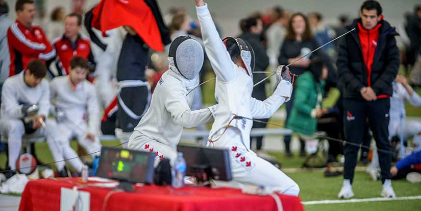 Dynamo fencers dominate Canada Cup