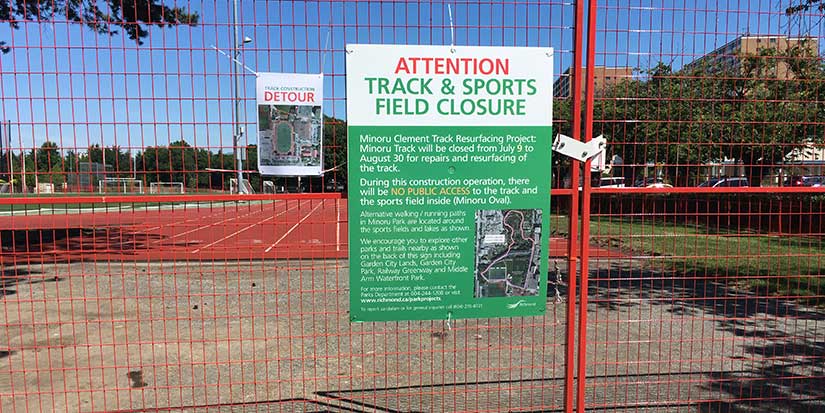 Clement Track to have blue hue