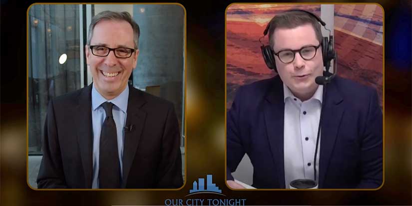 Joe Perkins interviewed on Our City Tonight